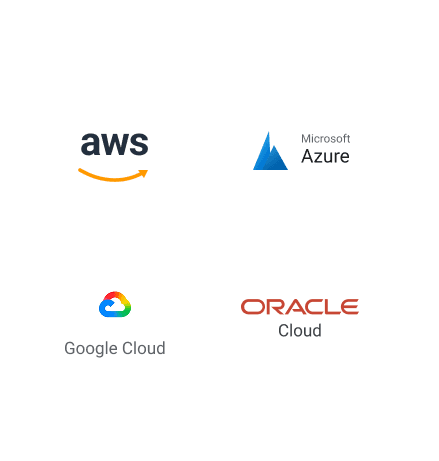 Deploy Across Your Preferred Cloud logos